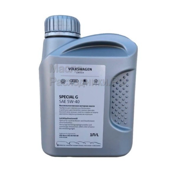 VAG DEALER Special G 5W-40 Масло моторное VW 502.00/505.00 (ЕС) (1л) GR52502M2