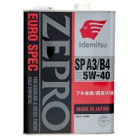 Масло моторное IDEMITSU ZEPRO EURO SPEC 5W-40 SP A3/B4 (4л) 30006041004