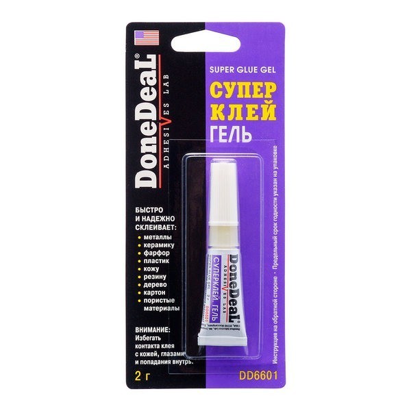DD6601 Done Deal Super Glue Суперклей (гель) (2 гр)
