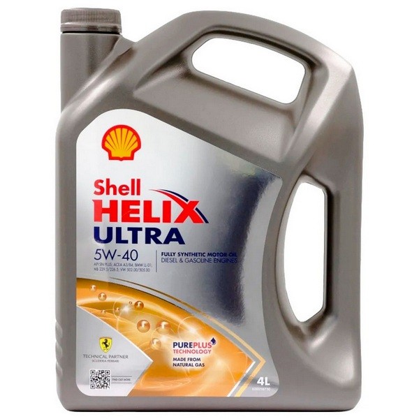 Масло моторное Shell Helix Ultra 5W-40 (4л) 550040755