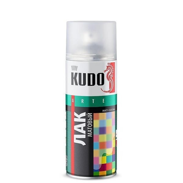 Лак акриловый универсальный матовый (аэрозоль) 9004 KUDO KU9004
