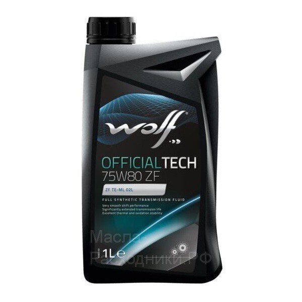 WOLF OFFICIALTECH 75W-80 ZF1 GL4 Масло трансмиссионное (1л) 8325601