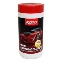 KOTO Салфетки влажные Auto Proffi (туба) (80 шт)