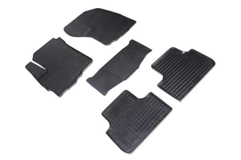 Коврики резиновые с рисунком "Сетка" CITROEN C4 AIRCROSS 2012- (комплект) SEINTEX 82889