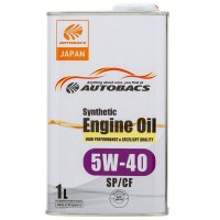 Масло моторное 5W-40 AUTOBACS ENGINE OIL SYNTHETIC API SP/CF (1л) A00032431