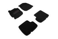 SEINTEX Ворсовые 3D коврики Renault Duster рест 2015-н.в. черные (комплект) 89353