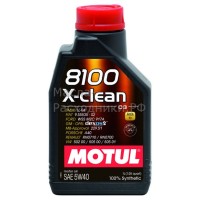 Масло моторное Motul 8100 X-Clean 5W-40 (4л) 104720