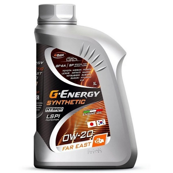 Масло моторное G-Energy Synthetic Far East 0W-20 (1л) 253142535