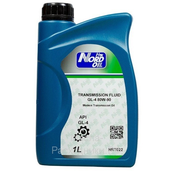 Масло трансмиссионное NORD OIL GL-4 80W-90 (1л) NRT022