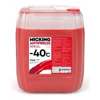 Антифриз MICKING ANTIFREEZE SUPER LLC P-OAT Tehnology -40C (красный) 20кг MA1010