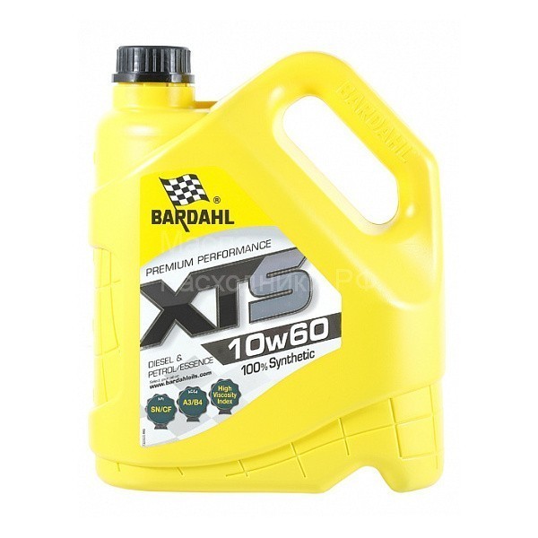 BARDAHL XTS 10W-60 Масло моторное (4л) 36252