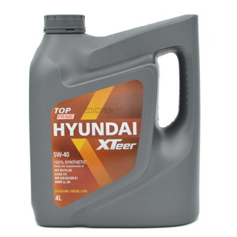 Моторное масло HYUNDAI Xteer TOP Prime 5W-40 (4л) 1041116