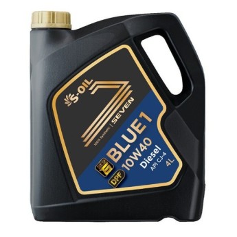 Масло моторное S-oil SEVEN BLUE1 CJ-4/SM ACEA E9/E7 10W-40 (4л) BL110W4004 DRAGON