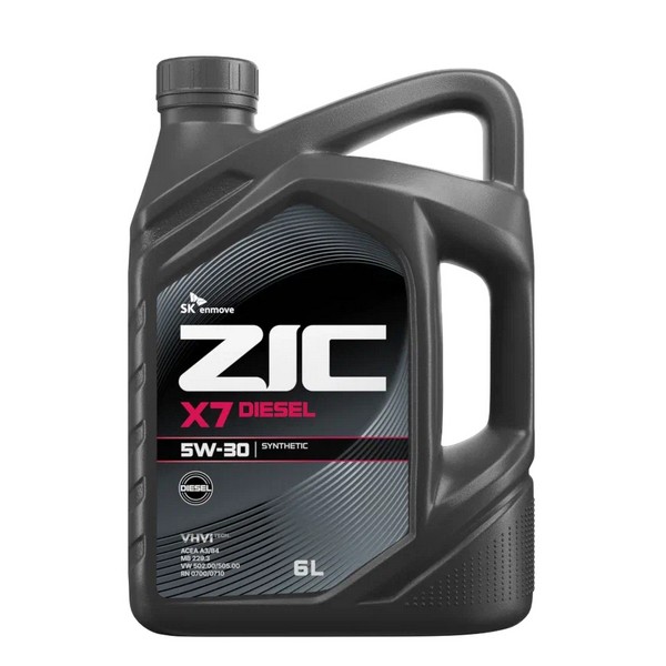 Масло моторное ZIC X7 Diesel 5W-30 (6л) 172610