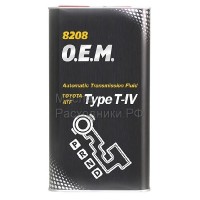 Жидкость для АКПП MANNOL (8208) O.E.M. Type T-IV Automatic Special (1л) 3036