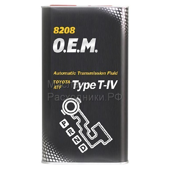 Жидкость для АКПП MANNOL (8208) O.E.M. Type T-IV Automatic Special (1л) 3036