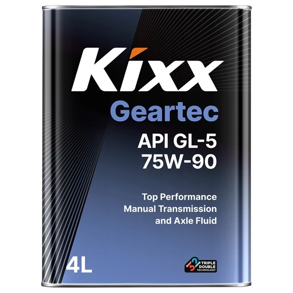 Kixx масло трансмиссионное Geartec GL-5 75W-90 (4л) L296244TR1