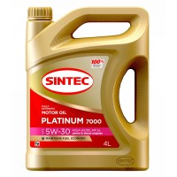 Масло моторное SINTEC PLATINUM 7000 5W-30 А3/В4 (АКЦИЯ 4л + 1л) 600223