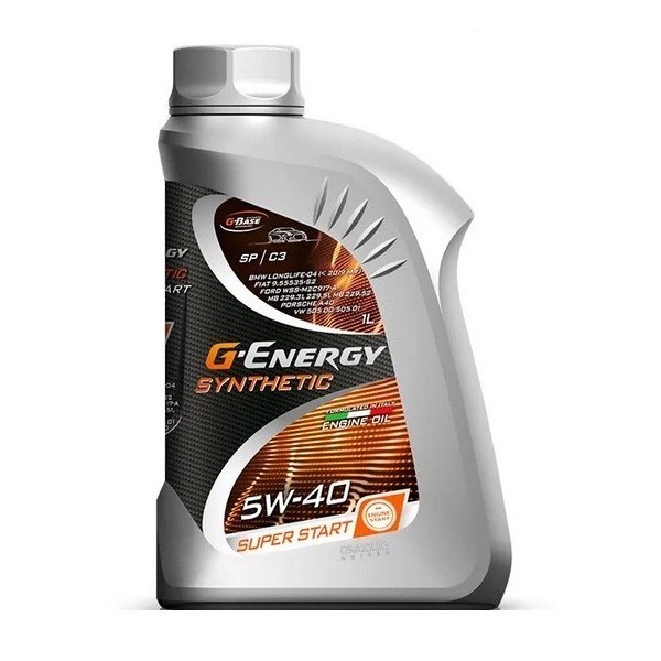 Масло моторное G-Energy Synthetic Super Start 5W-40 (1л) 253140219