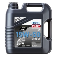 Моторное масло для 4-тактных мотоциклов Liqui Moly Motorbike 4T Street 15W-50 (4л) 1689