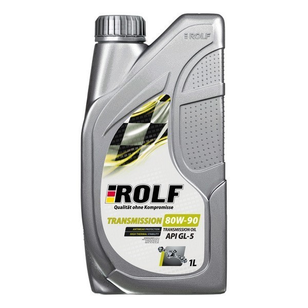 Масло трансмиссионное ROLF Transmission 80W-90 GL-5 (1л) пластик 322740