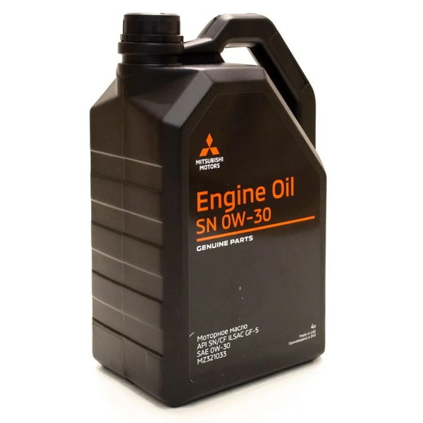 Масло моторное MZ320754 Mitsubishi Motor Oil 0W-30 (4л) (MZ321033 ...