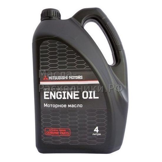 Масло моторное MZ320754 Mitsubishi Motor Oil 0W-30 (4л) (MZ321033)