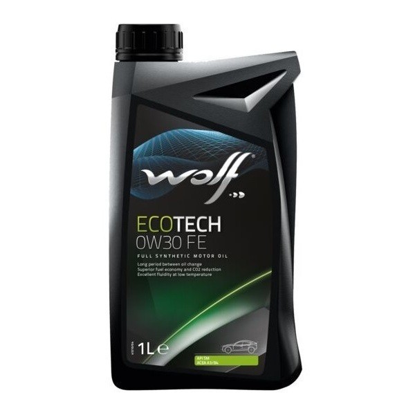 WOLF ECOTECH 0W-30 FE SN/CF A3/B4 Масло моторное (1л) 8309205