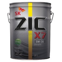 Масло моторное ZIC X7 Diesel 5W-30 (20л) 192610