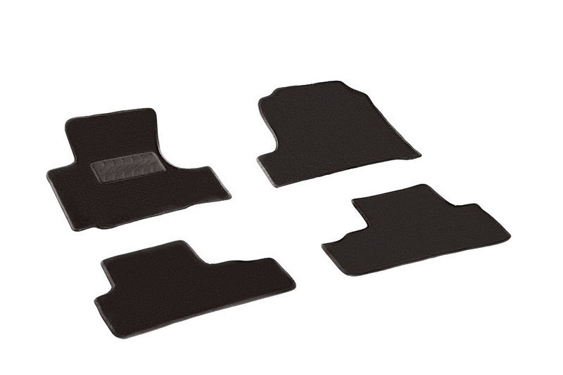 Ворсовые коврики LUX HONDA CR-V III 2006-2012 (комплект) SEINTEX 82755