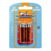Батарейки AA HR6 аккумулятор Ni-Mh 2600 mAh (2 шт) AIRLINE AA2602