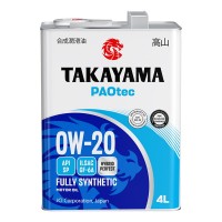 Масло моторное 0W-20 TAKAYAMA PAOtec GF-6А SР (4л) 101140