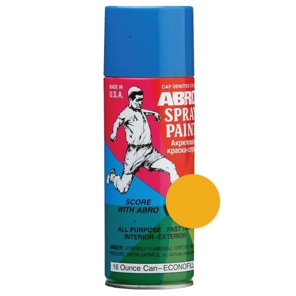 Краска (аэрозоль) ABRO SP-053 (желтая) (473 мл)