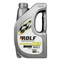 Масло трансмиссионное ROLF Transmission 80W-90 GL-5 (4л) пластик 322741
