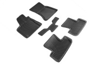 Коврики 3D EVA "РОМБ" Audi Q5 2008-2017 черные (комплект) 95267 SEINTEX