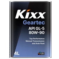 Kixx Масло трансмиссионное Geartec GL-5 80W-90 (4л) L298344TR1