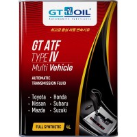 GT OIL ATF T-IV MULTI VEHICLE Масло трансмиссионное для АКПП (4л) 8809059407912
