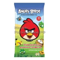 Angry Birds №20 влажные салфетки универсальные 20шт 48738