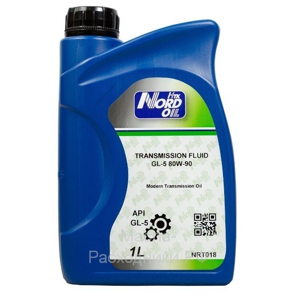 Масло трансмиссионное NORD OIL GL-5 80W-90 (1л) NRT018