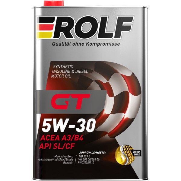 Масло моторное 5W-30 ROLF GT A3/B4 (1л) 322619
