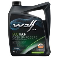 WOLF ECOTECH 0W-20 SP/RC G6 FE 4L Масло моторное (4л) 1047260