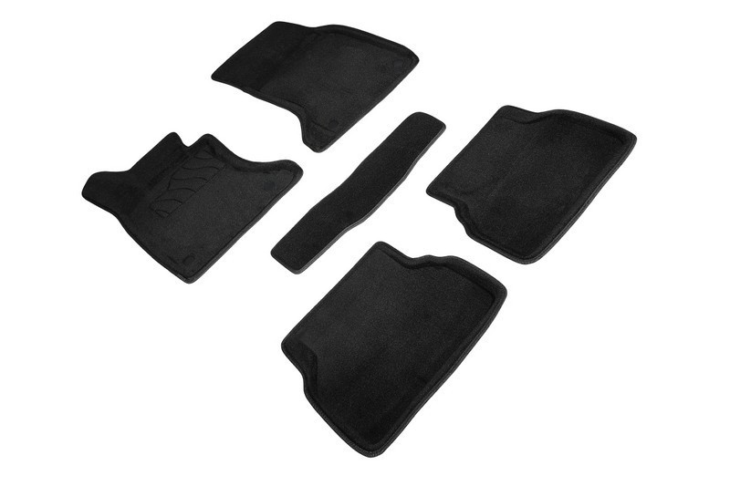 Коврики ворсовые 3D BMW 5 Ser E-60 2003-2010 черные (комплект) 96508 SEINTEX
