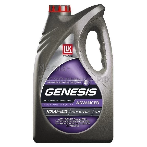 Масло моторное Лукойл GENESIS ADVANCED 10W-40 (4л) 1632650