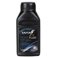 WOLF BRAKE FLUID DOT 3&4 Жидкость тормозная (0,25л) 8307607