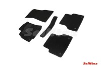 SEINTEX Ворсовые коврики LUX AUDI A6 (C8) (комплект) 90303 (2018-) + перемычка
