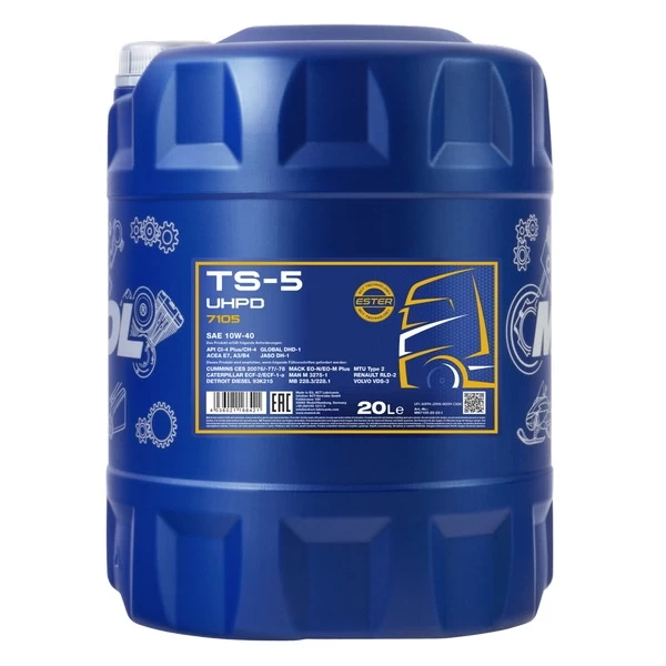 MANNOL 7155 масло моторное TS-5 UHPD EXTRA 10W-40 (20л) 715520