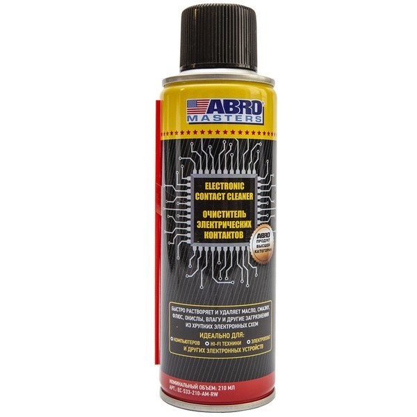 ABRO MASTERS Очиститель электронных контактов (EC-533-210-AM-RW) (283г)