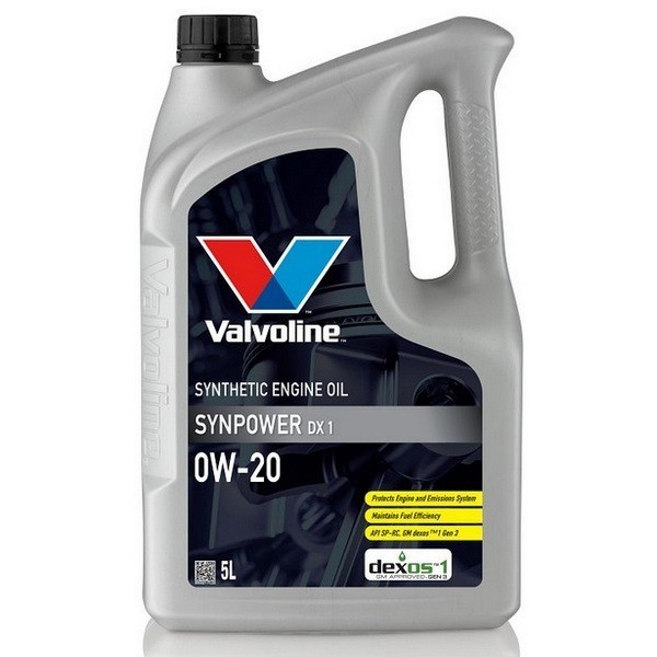 Масло моторное Valvoline SynPower DX1 0W-20 (5л) 896621