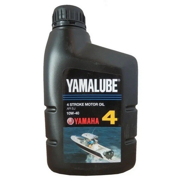 Yamalube 4 10W-40 SJ Масло для 4-х тактных лодочных моторов TC-W2 (1л) 90790BS46500