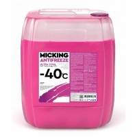 Антифриз MICKING ANTIFREEZE ULTRA COOL OAT Tehnology G12+ -40C (розовый) 20кг MA1017